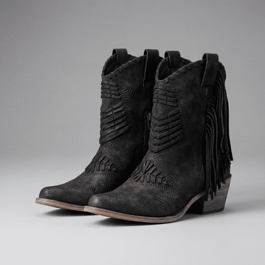 Maja | Cowboystøvler med Kwaststyling til Kvinder
