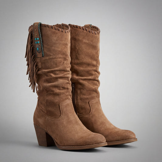 Anna | Cowboystøvler med Frynser til Kvinder